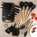 Kit Completo Jogo Utensílios de Cozinha Luxo 19 Peças